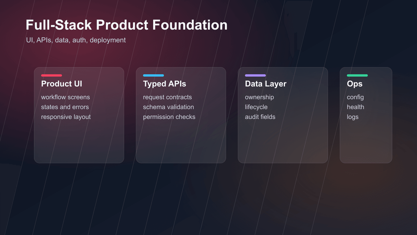Full-Stack Product Foundation